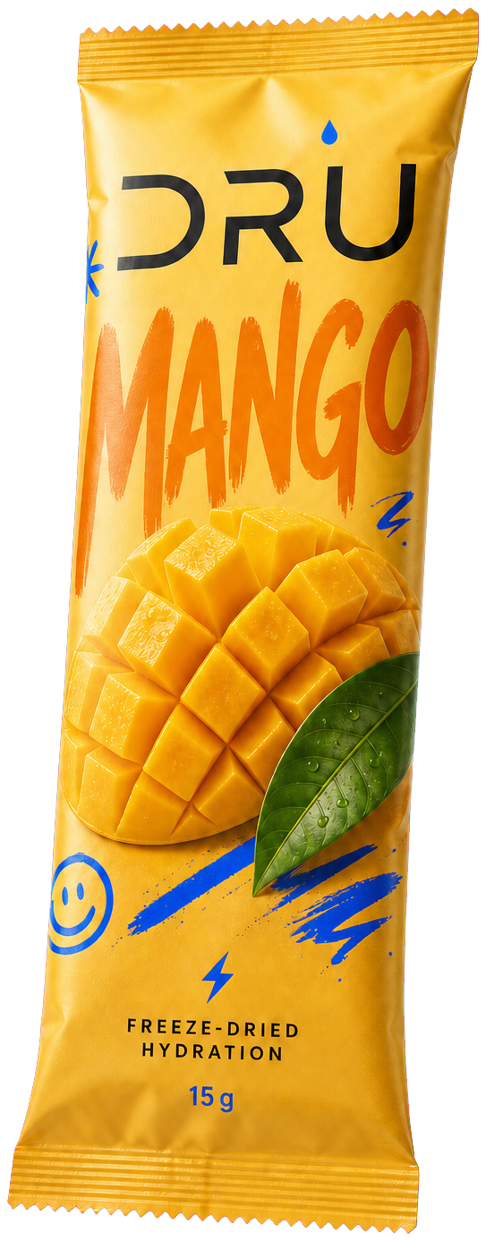 Mango DRU freeze-dried hydration sachet